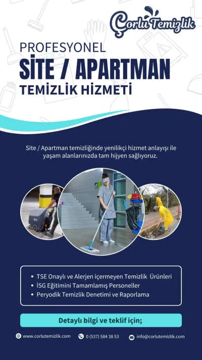 Çorlu Temizlik – Apartman ve Merdiven Temizliği - Görsel 3