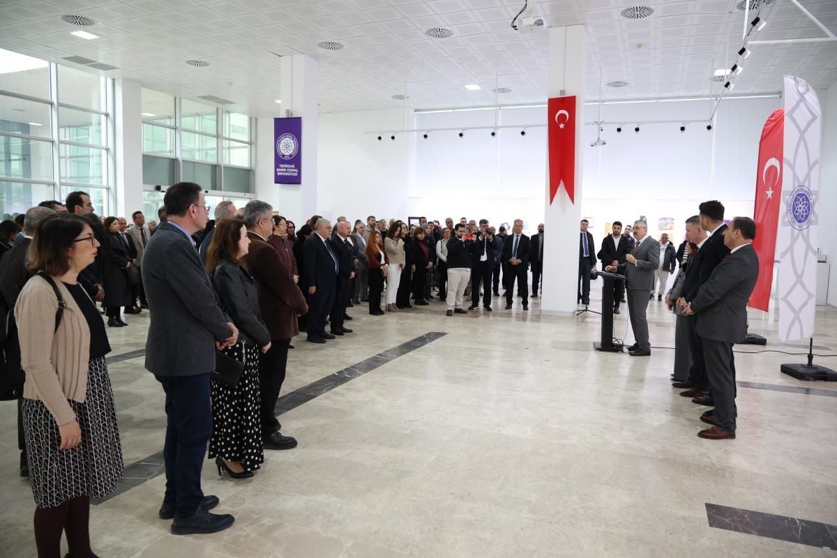 Tekirdağ NKÜ'de bayramlaşma töreni düzenlendi