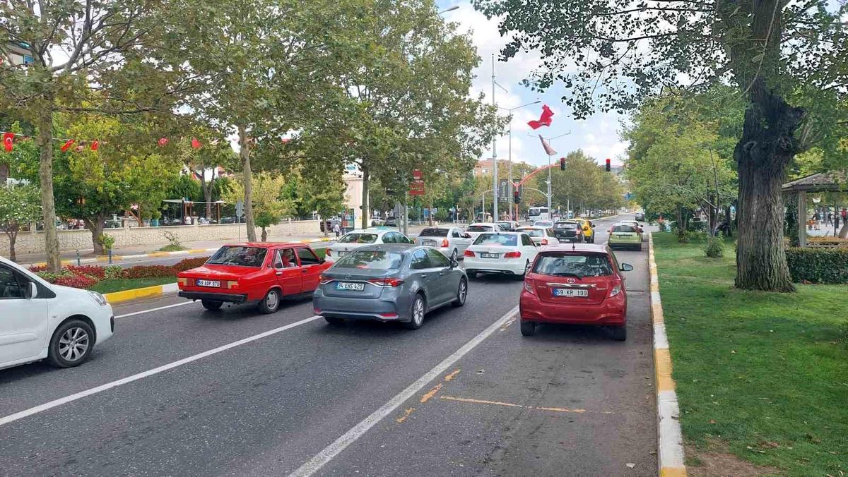 Tekirdağ'da trafiğe kayıtlı araç sayısı 391 bin 663'e ulaştı