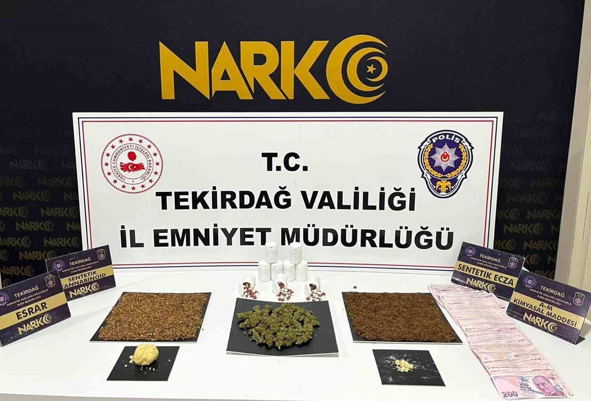 Tekirdağ'da uyuşturucuya geçit yok: 114 operasyonda 133 şüpheliye işlem