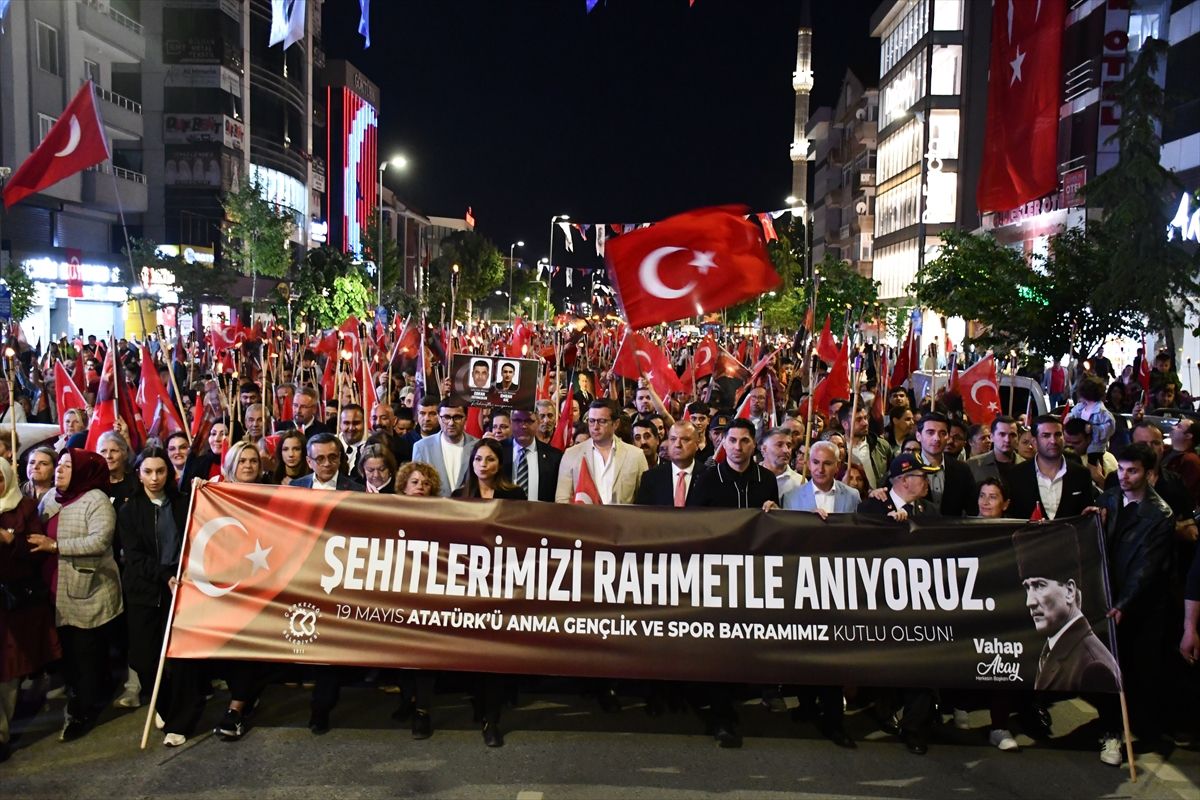 Edirne, Kırklareli ve Tekirdağ'da 19 Mayıs Coşkusu