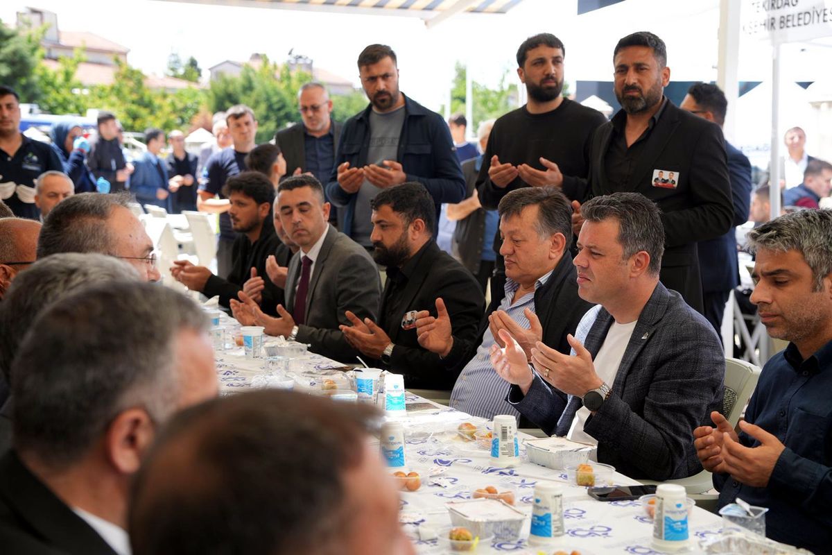 Çorlu'da şehit polisler için mevlit okutuldu