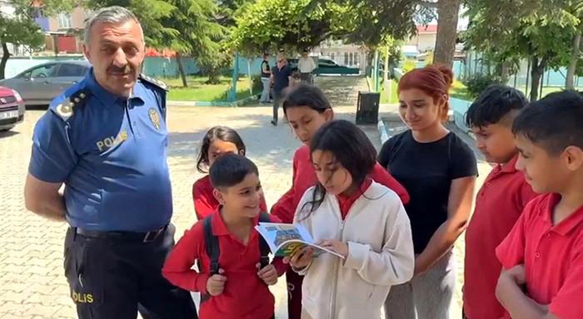 Tekirdağ Emniyet Müdürü Turanlı, Aydoğdu Mahallesi'nde öğrencilerle buluştu