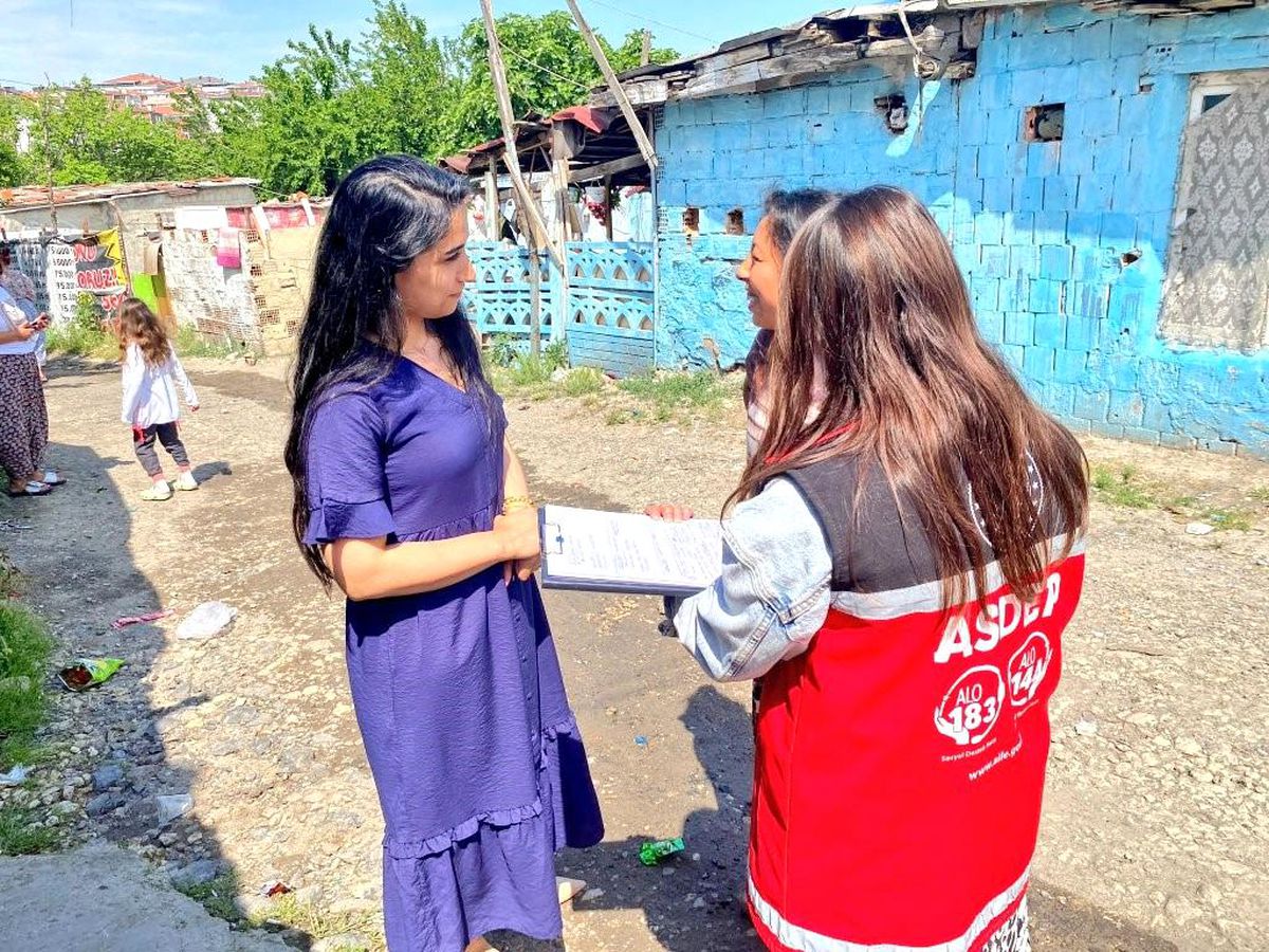 Tekirdağ'da Roman mahallelerinde sosyal hizmet çalışmaları sürüyor